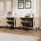 Functional 4-Door TV Cabinet