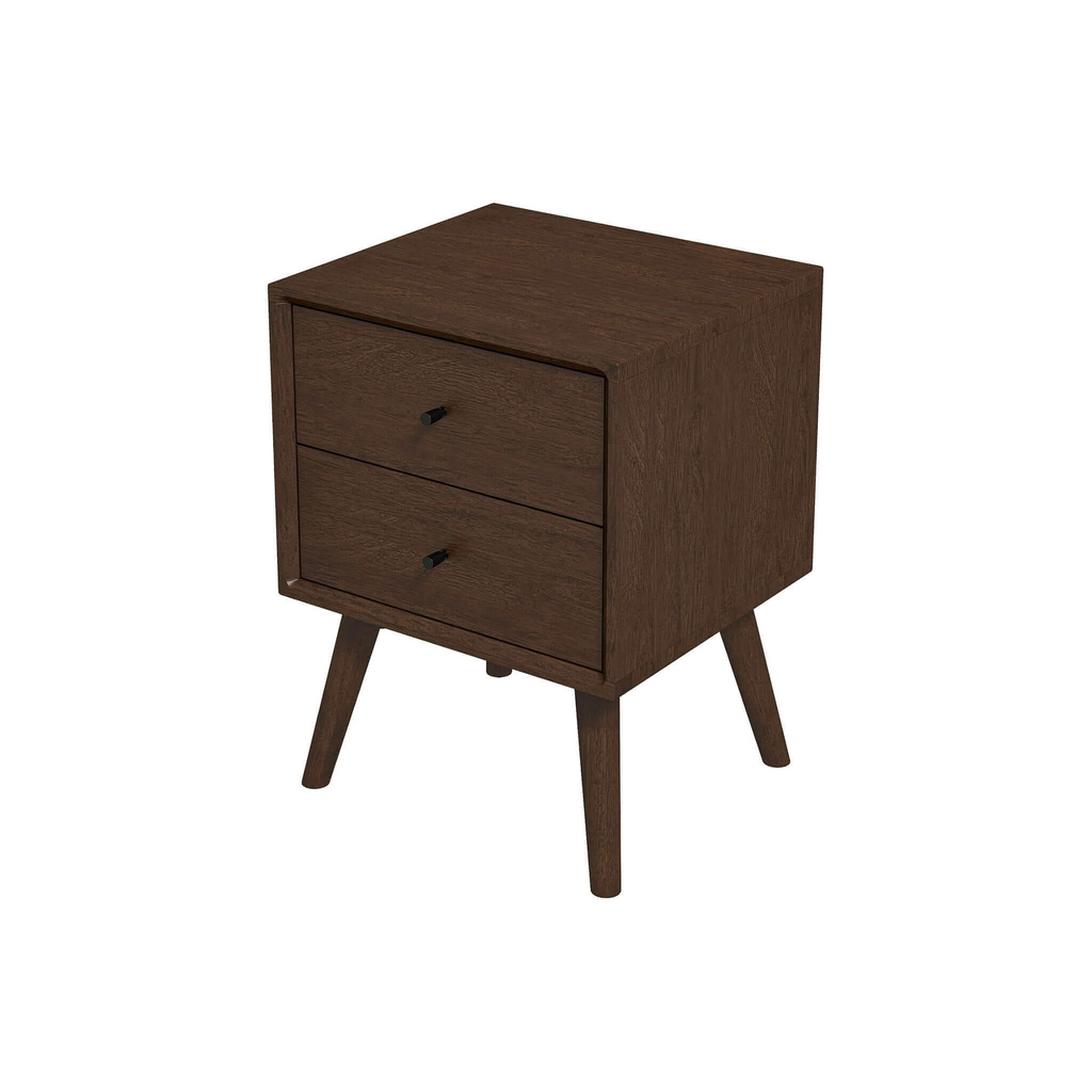 Mid-Century Modern Caroline Night Stand 2-Drawer