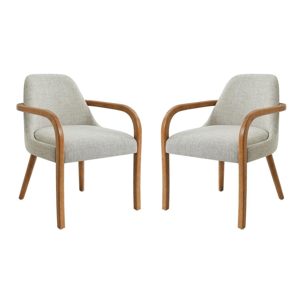Set of 2 Mid-Century Dining Chairs