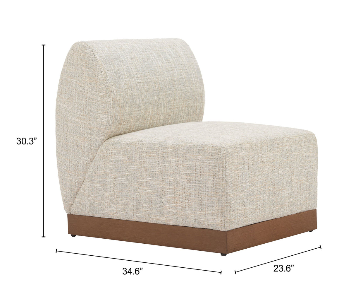 Christy Armless Chair