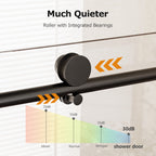 Frameless Single Sliding Shower Doors