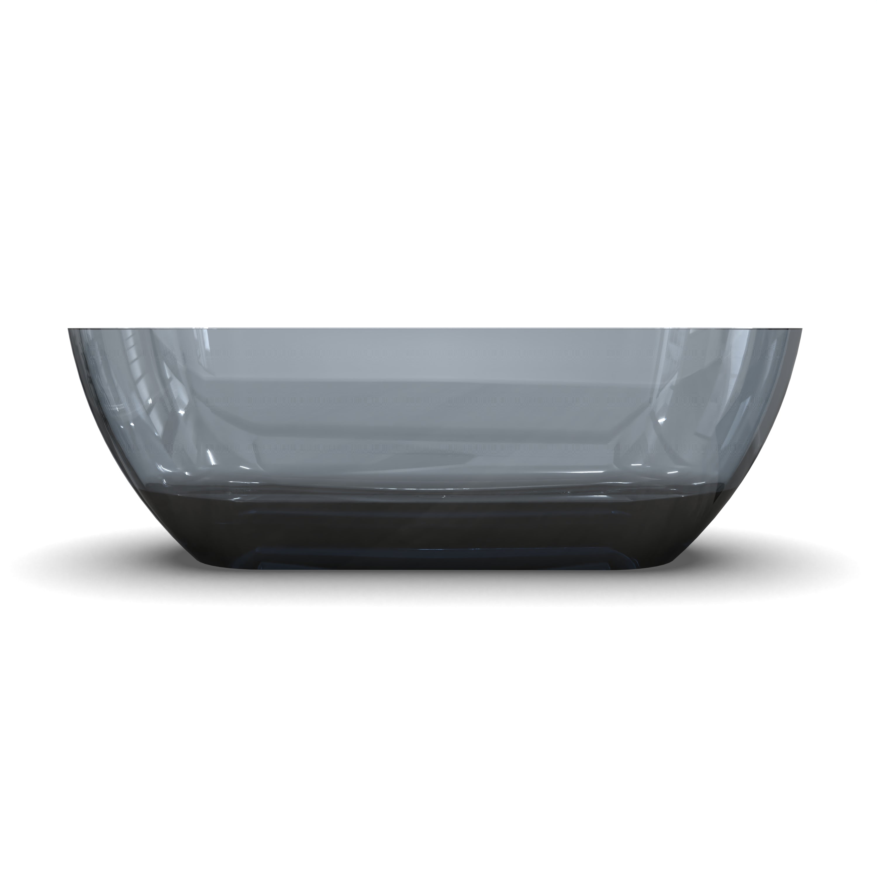 68.9 Inch Translucent Freestanding Bathtub