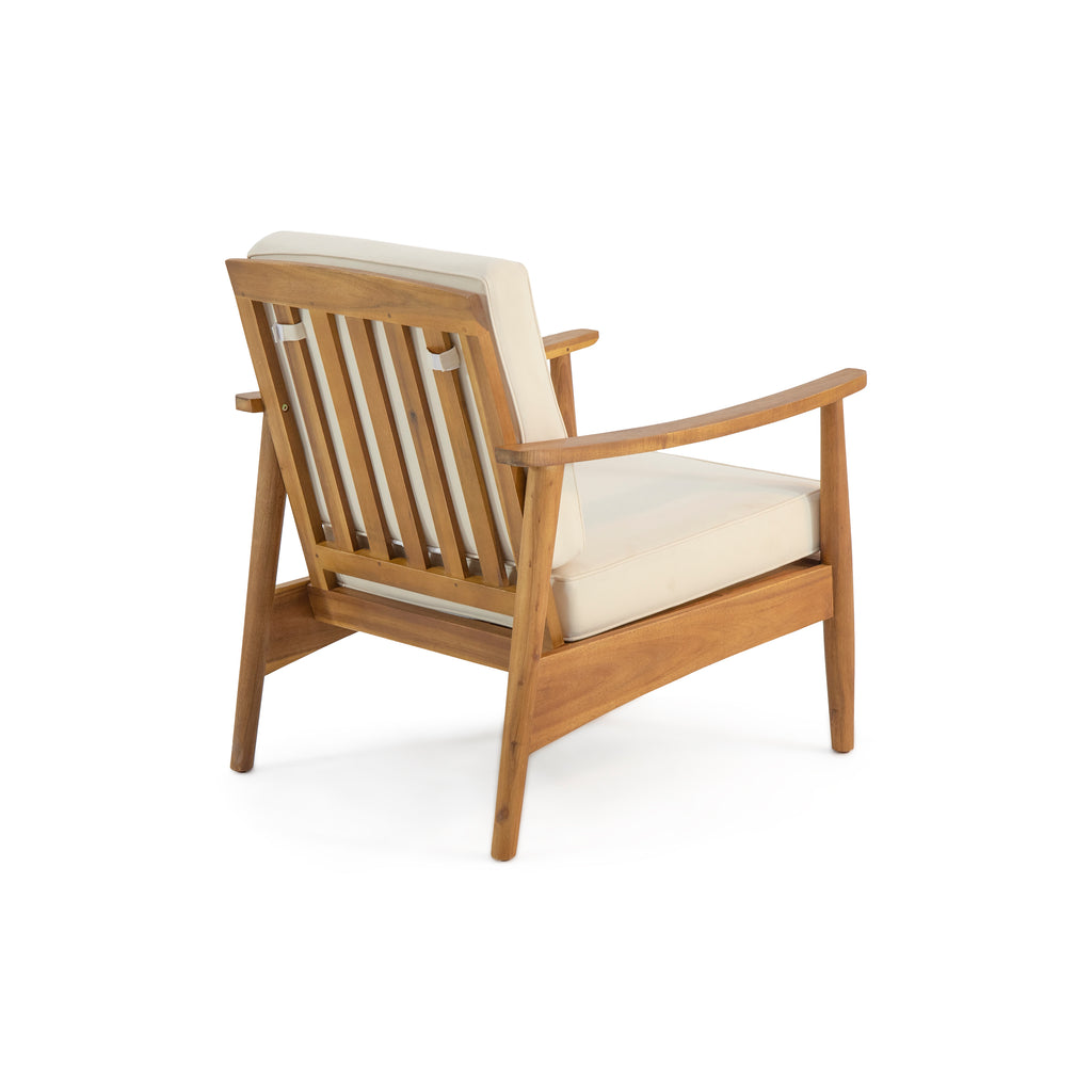 Club Chairs Laurent 500lbs Capacity Acacia Outdoor