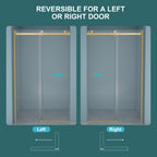 48"W x 76"H Single-Slide Shower Door