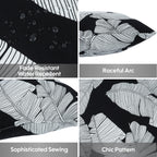 2 Pack Outdoor Throw Pillows - Waterproof & Fade-Resistant