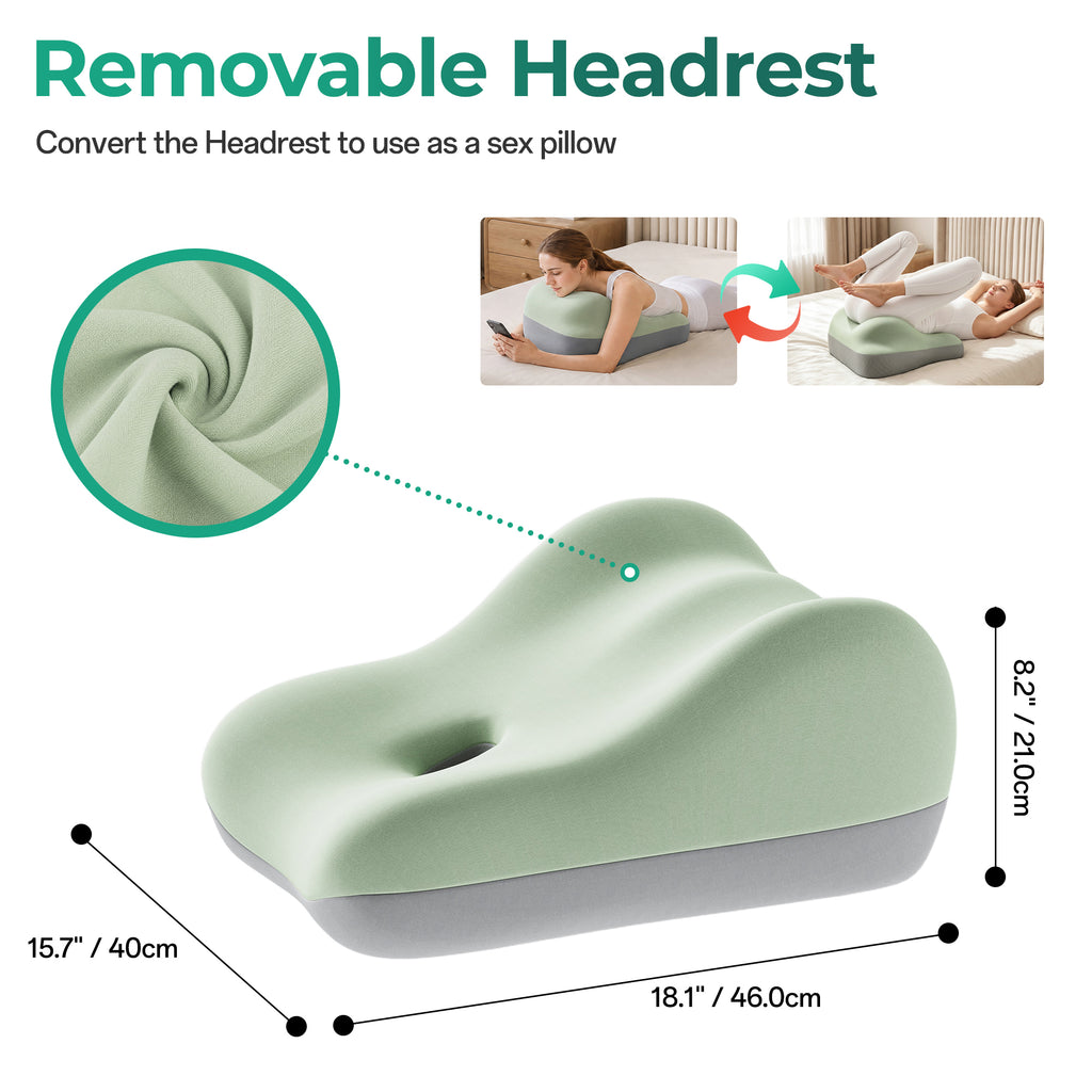 Ergonomic Memory Foam Support Pillow for Couples