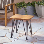 Zion Industrial Wood And Metal Coffee Table Set