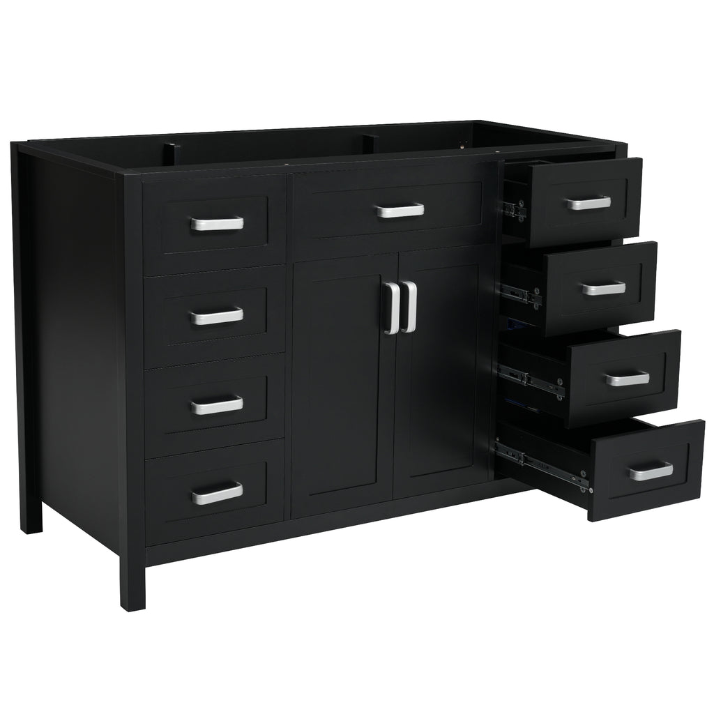47" Bathroom Vanity without Sink, Cabinet Only