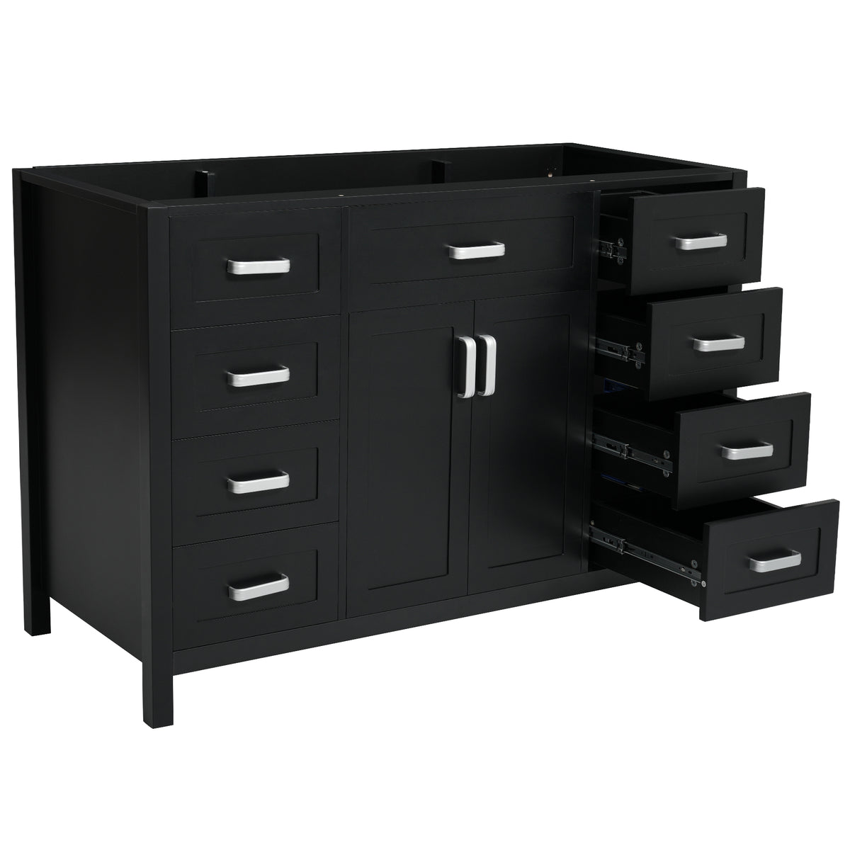 47" Bathroom Vanity without Sink, Cabinet Only