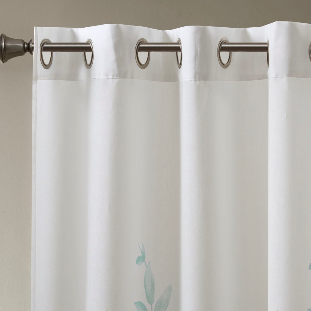 Burnout Printed Curtain Panel (Only 1 Pc Panel)
