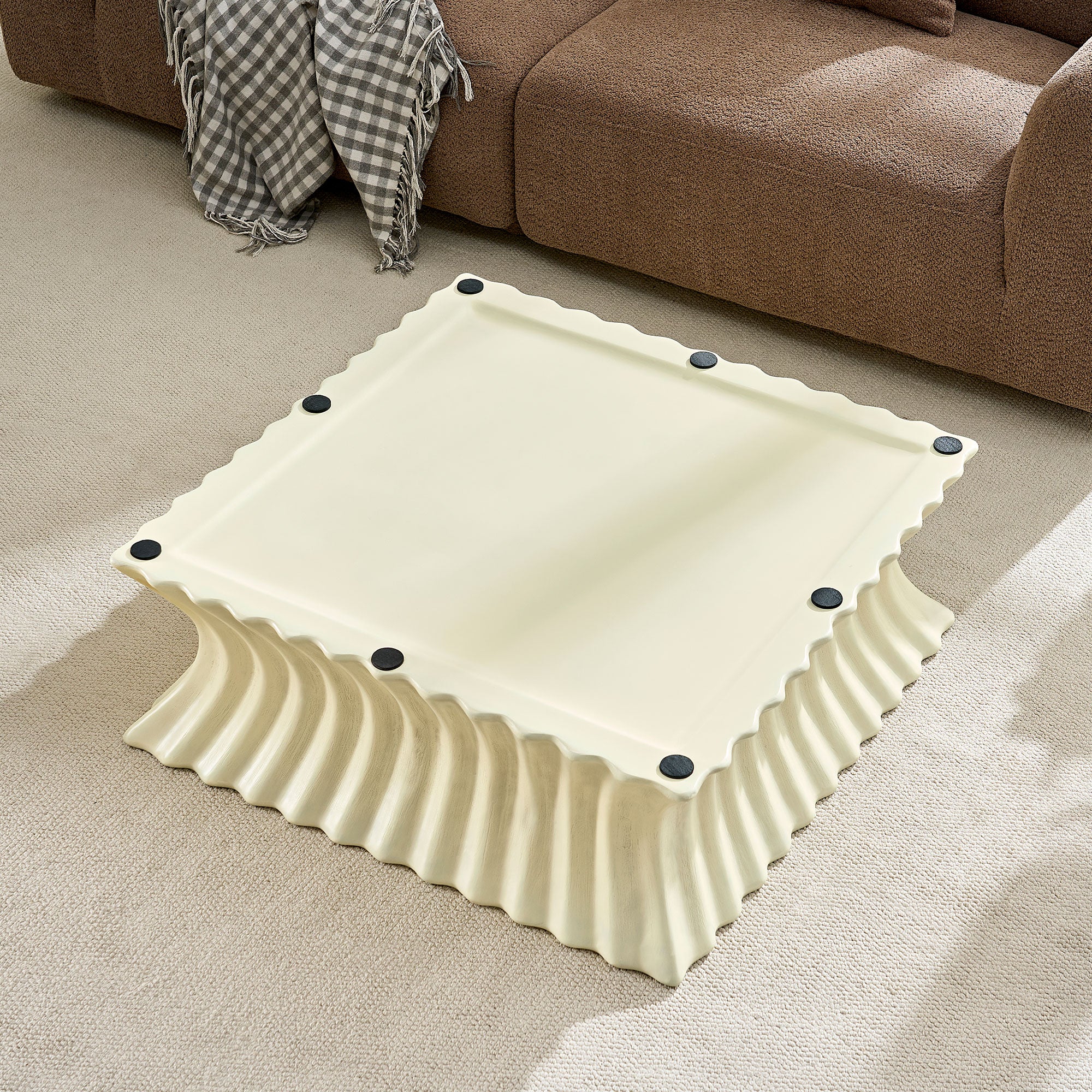 35.43 Inch Square Coffee Table