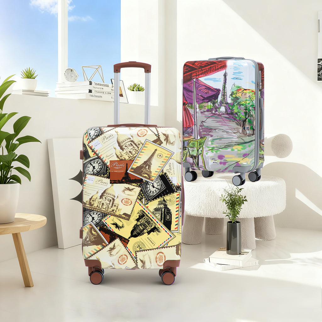 3-Piece PC Spinner Wheel Luggage Set