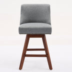 Counter Height Swivel Barstools Set of 2