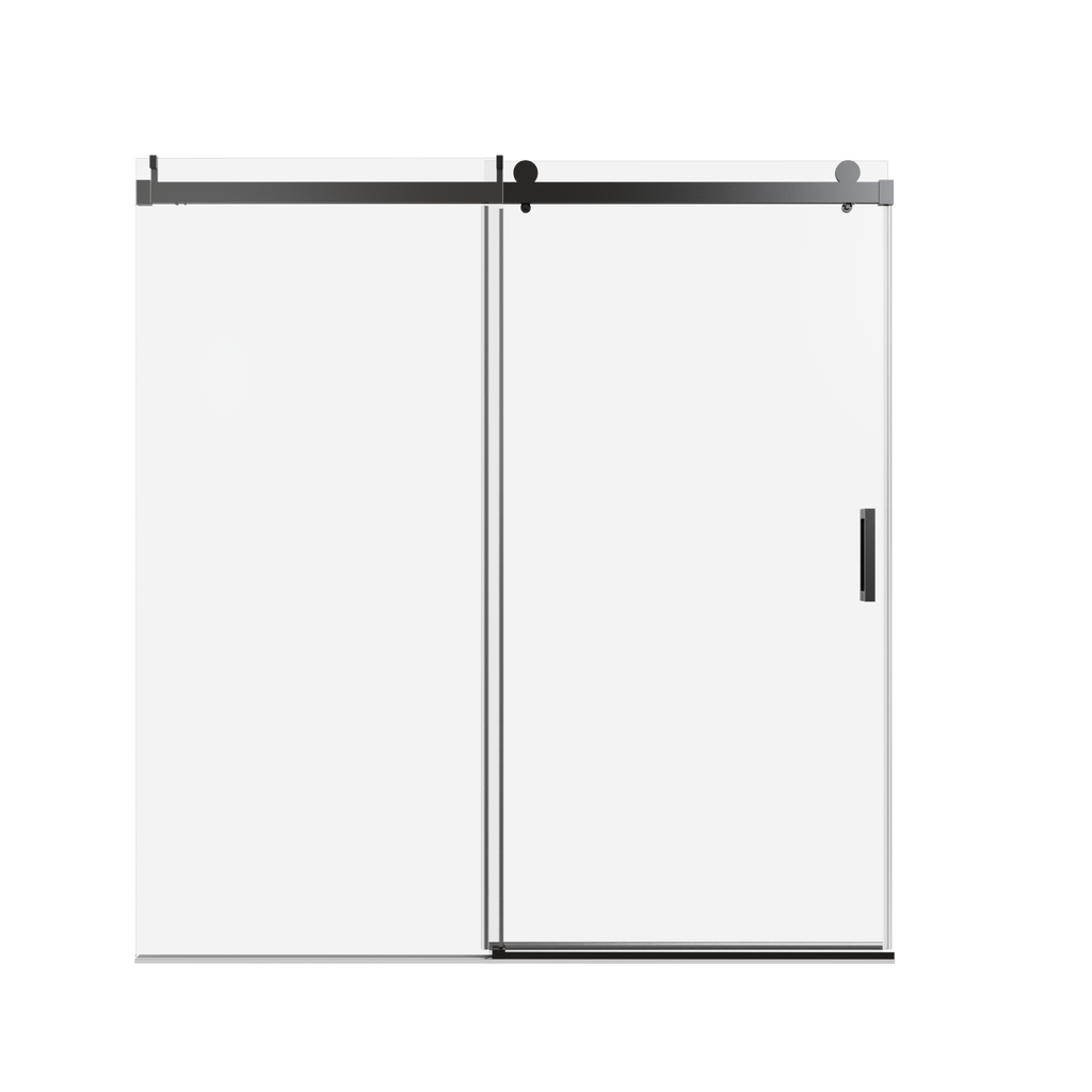 Frameless Single Sliding Soft-Close Shower Doors