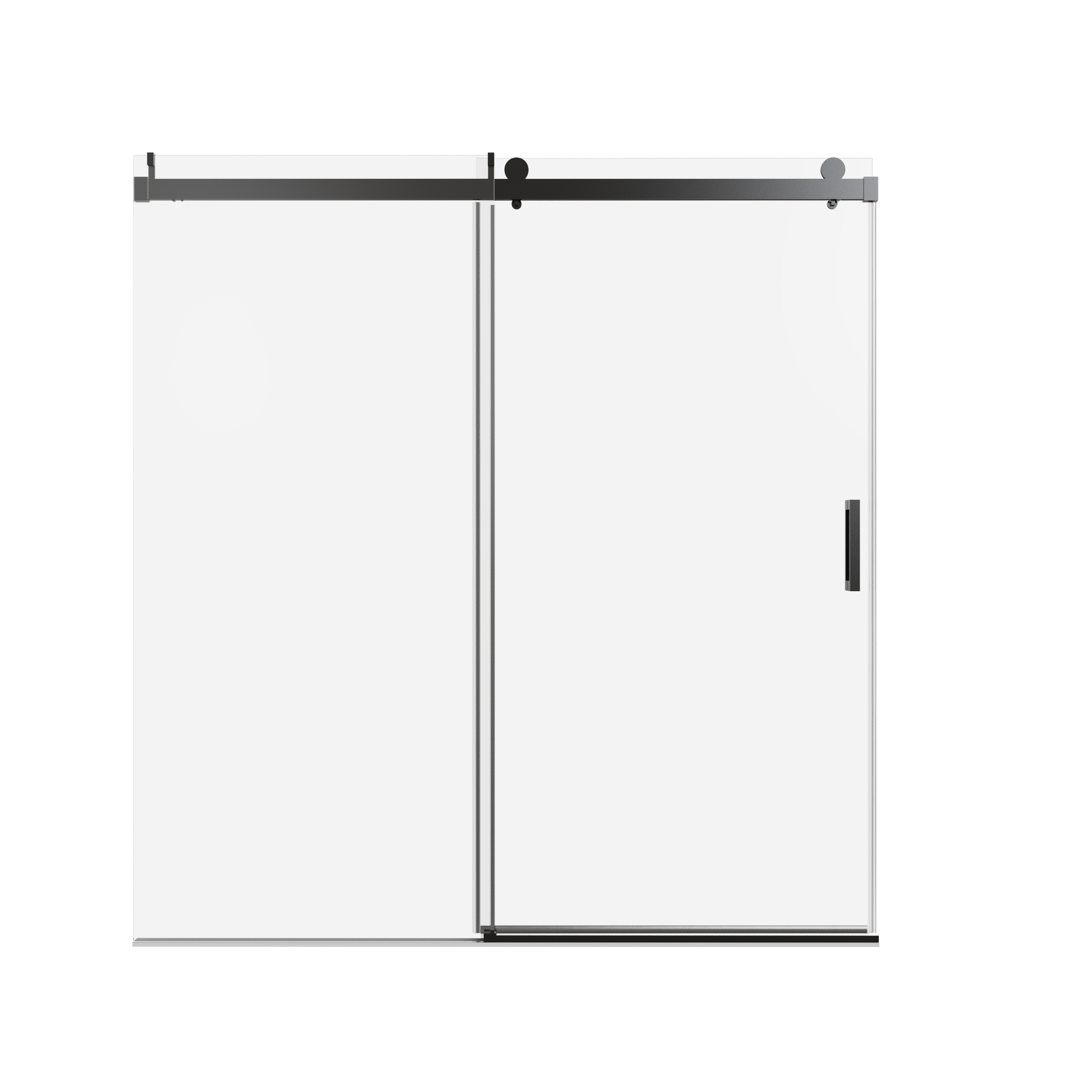 Frameless Single Sliding Soft-Close Shower Doors