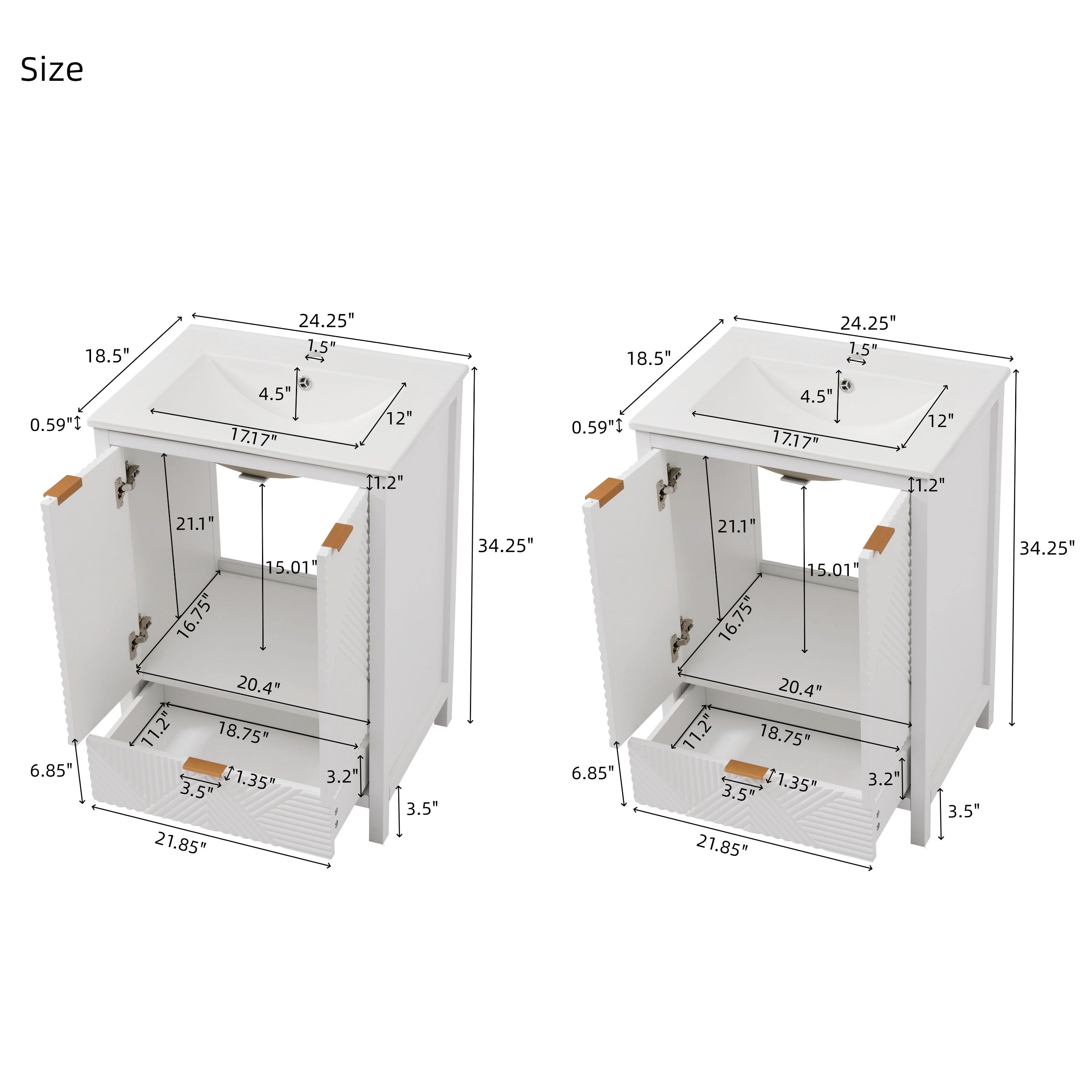 48" Bathroom Vanity Set