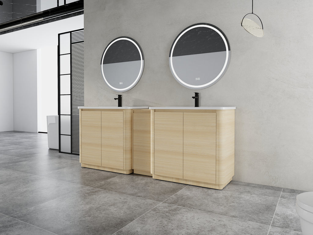 84-Inch Freestanding Bathroom Vanity with Sink