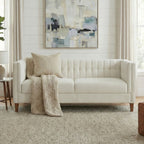 Modern 3-Seater Sofa 76" Upholstered Couch