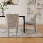 21.46" Wide Modern Minimalist Dining Chair Set Of Two