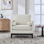 35.4" Wide Modern Farmhouse Performance Accent Chair