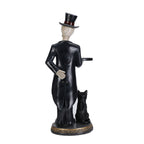Halloween Skeleton Butler Floor Statue with Serving Tray