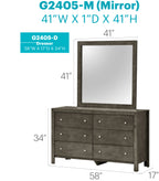Burlington G2405-D Dresser