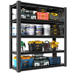 72" Heavy-Duty 5-Tier Adjustable Shelving Unit
