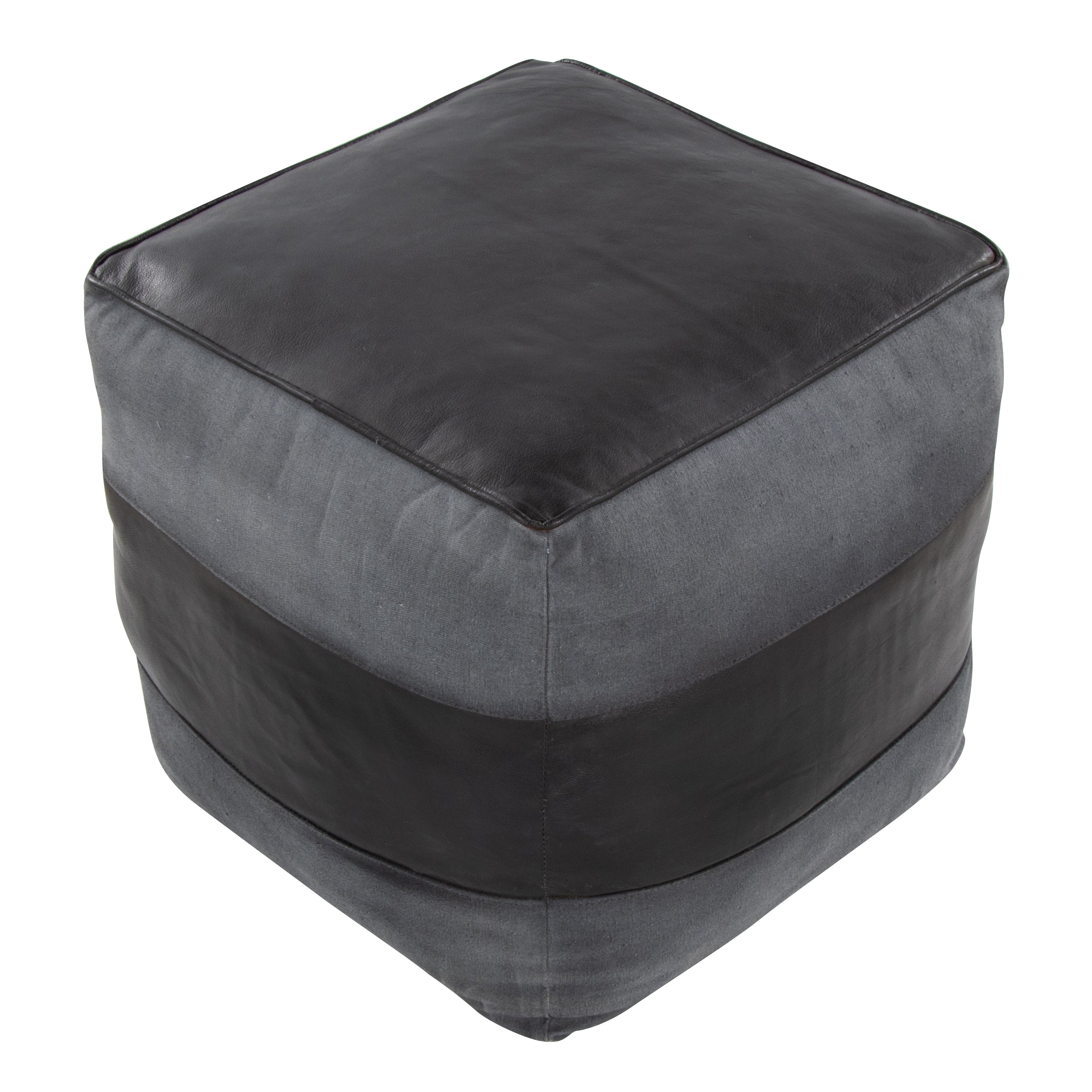 Cobber Canvas Square Ottoman