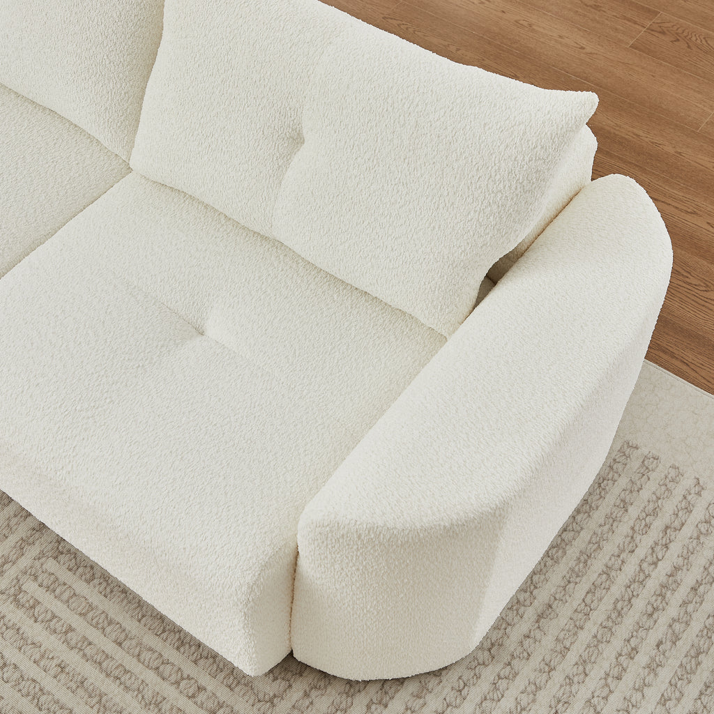 Chenille Sofa for Living Room - 109" Large Modern 3-Seater