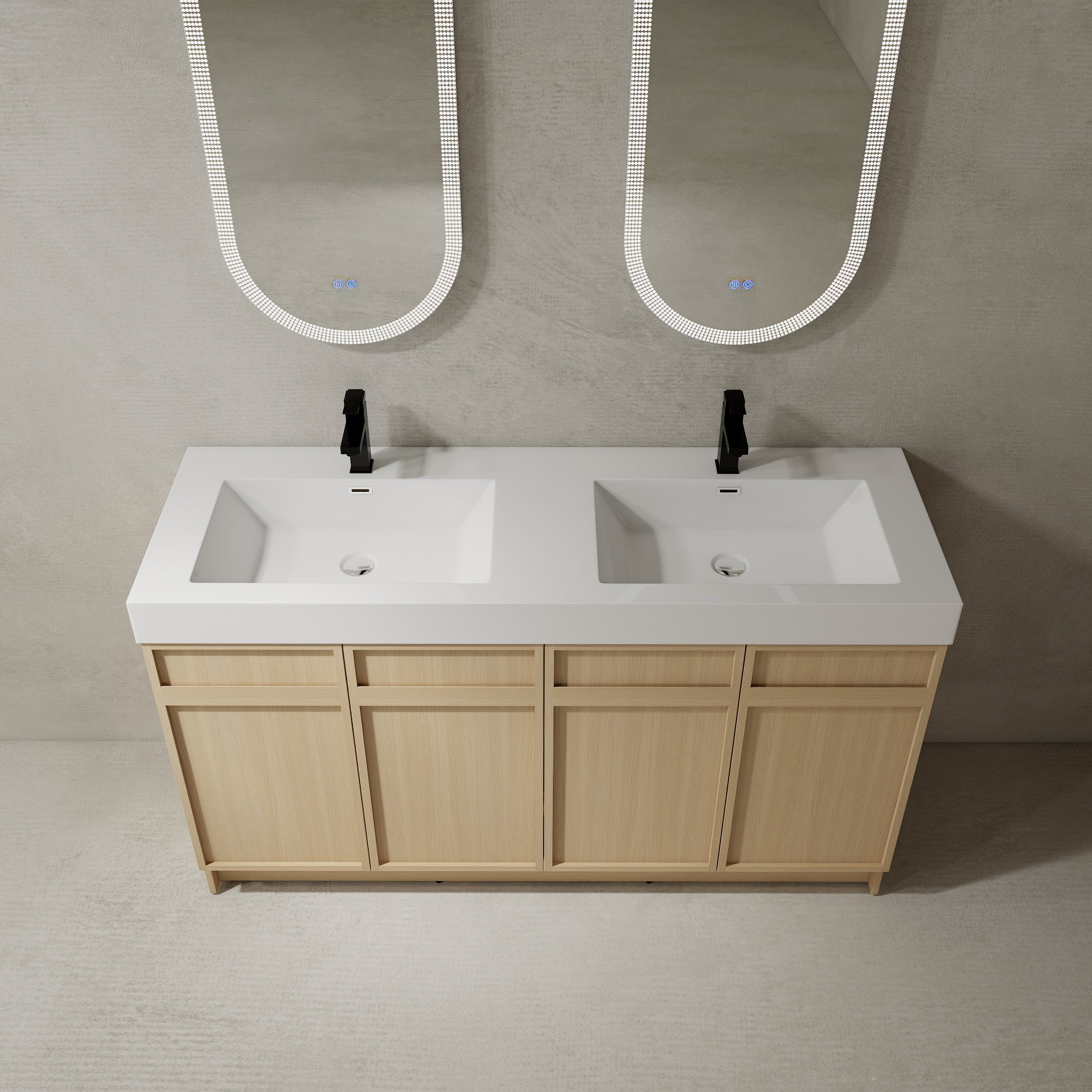 60" Freestanding Bathroom Vanity