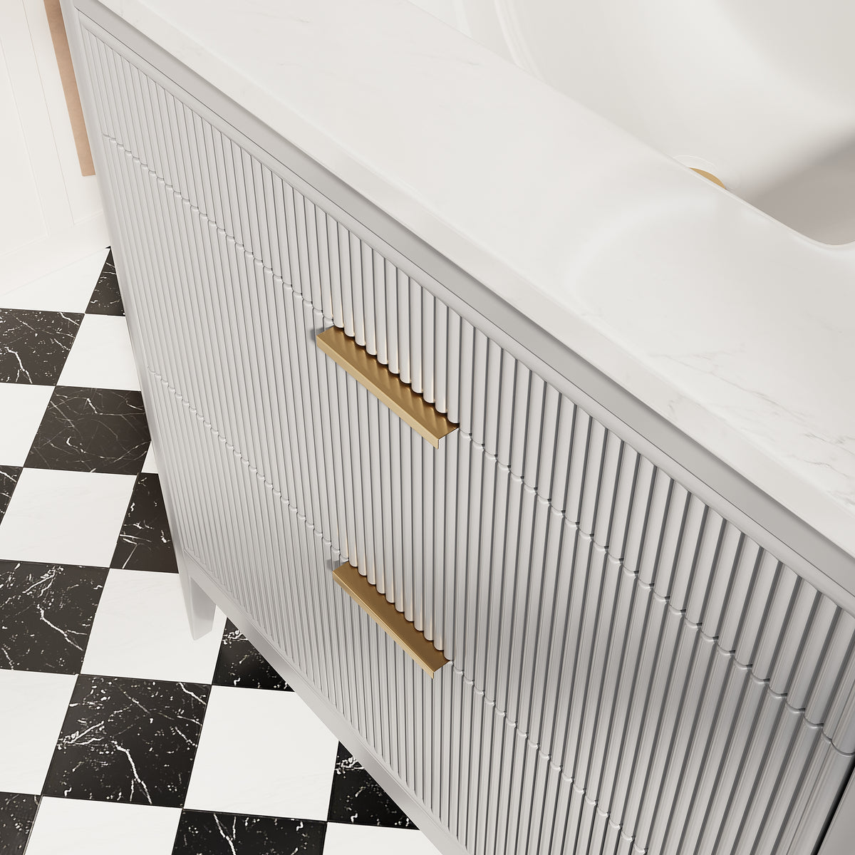 Fully Assembled 36" Bathroom Vanity