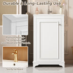 20-Inch Bathroom Vanity with Ceramic Sink