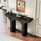 47-Inch Modern Black Console Table