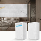 3D Faux Stone Wall Panels, 8 PCS PU Wainscoting Panel