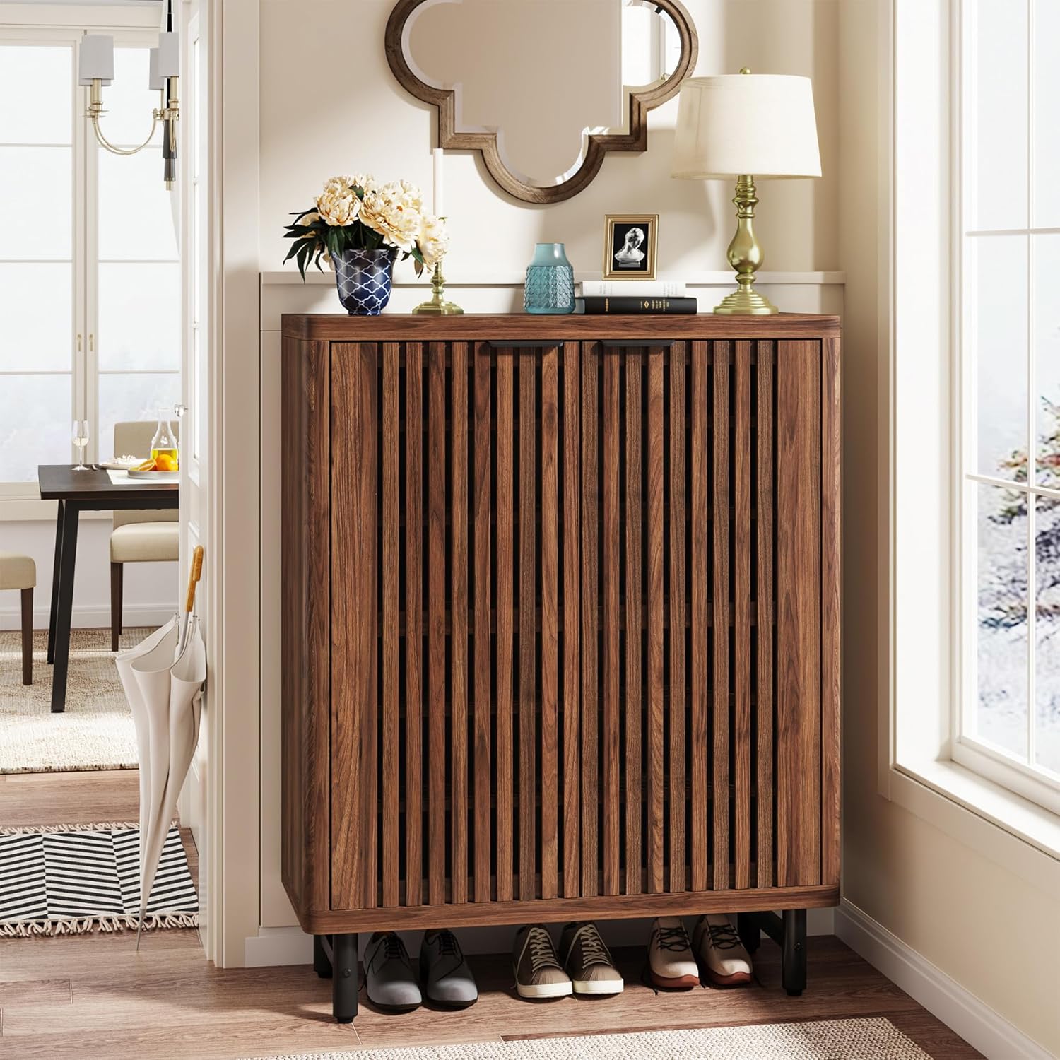33.46" Modern Shoe Cabinet