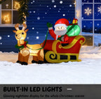 Outdoor Blow-Up Yard Decoration with LED Lights