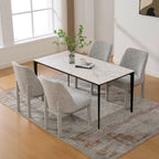 21.46" Wide Modern Minimalist Dining Chair Set of 4