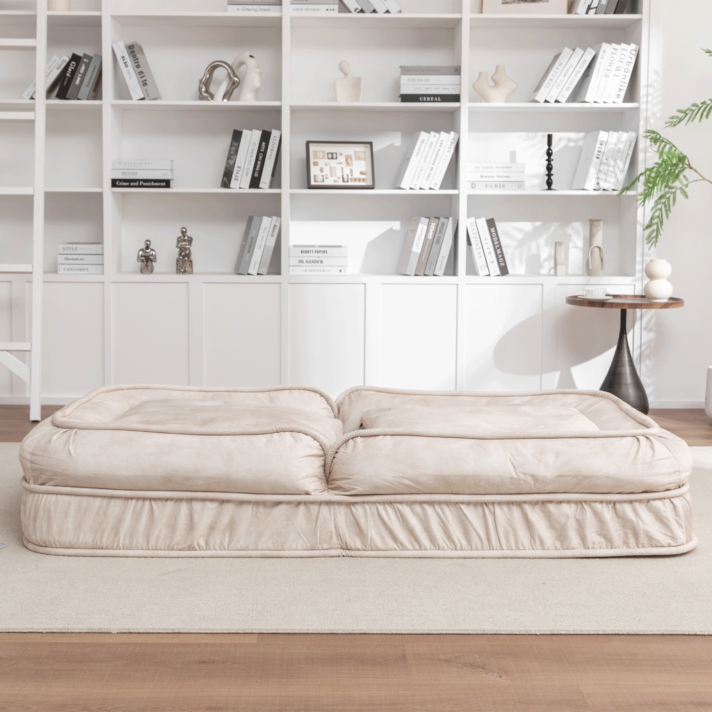 Upholstered Human Dog Bed for Adult & Pets