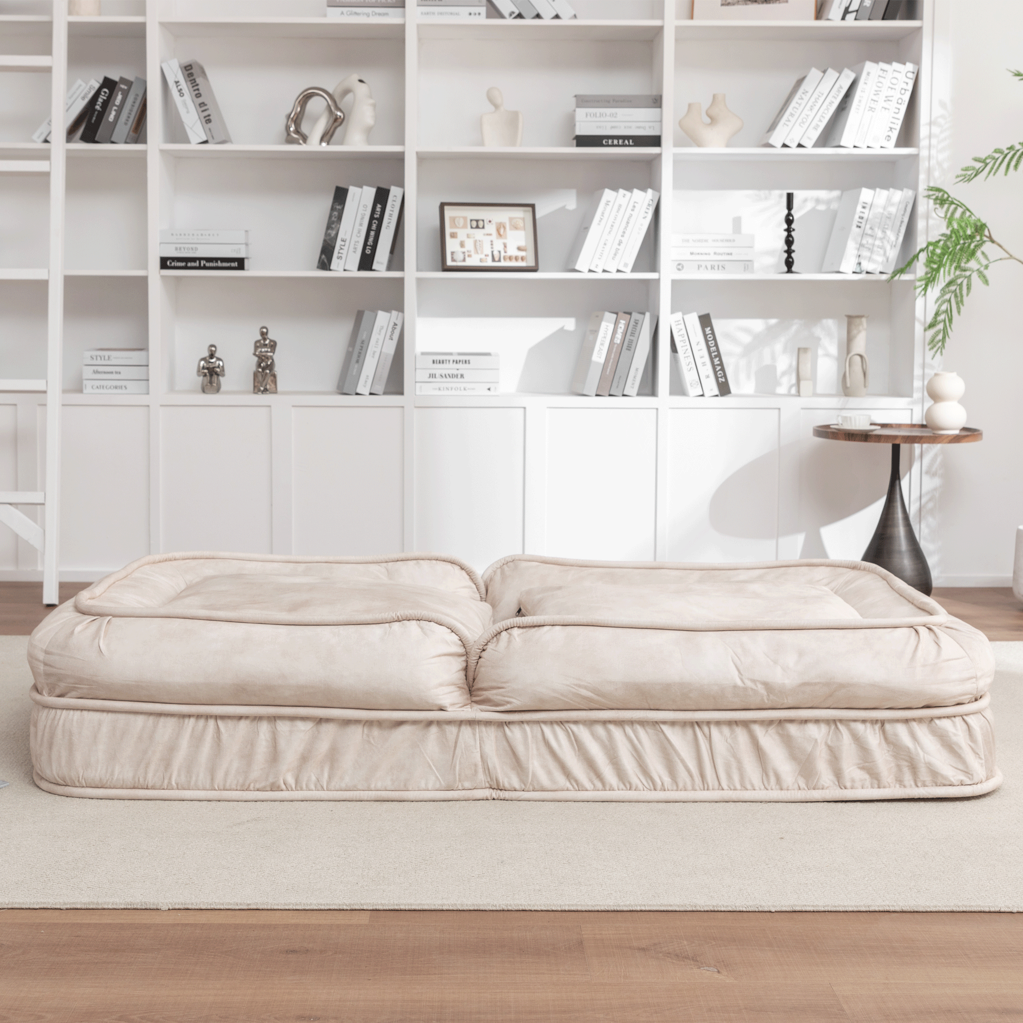 Upholstered Human Dog Bed for Adult & Pets