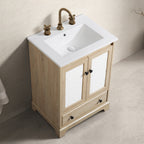 Modern Bathroom Vanity with Ceramic Basin