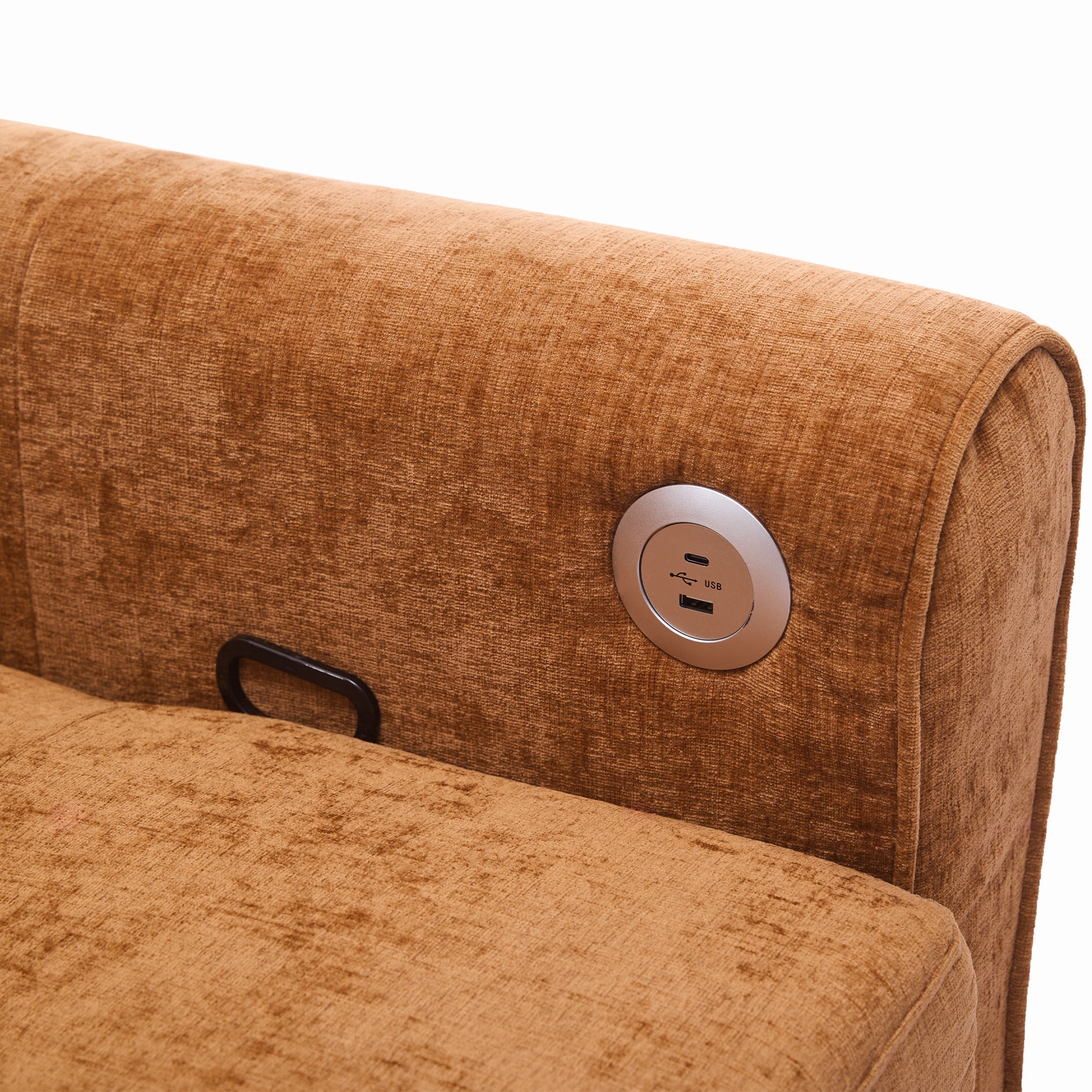 2-in-1 Sofa 82" Three-Seater Sofa with a Sofa Bed and Reversible Recliner