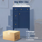 24-Inch Bathroom Vanity Cabinet with Ceramic Sink