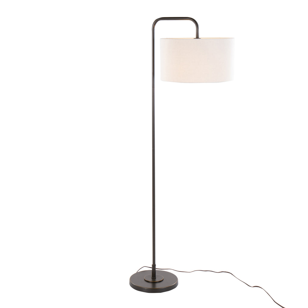 63" Contemporary Metal Floor Lamp in Oil Rubbed Bronze
