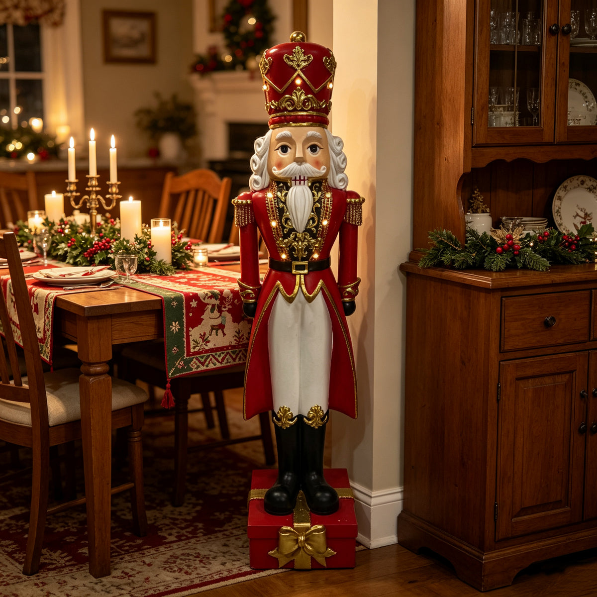 36'' Tall Christmas Nutcracker Soldier Statue