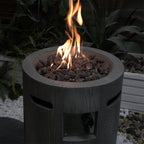 32000 BTU Round Outdoor Gas Fire Pit