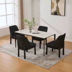 21.46" Wide Modern Minimalist Dining Chair Set of 4