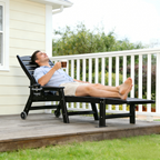 HDPE Chaise Lounge Chair Outdoor