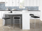 30" Contemporary Stackable Barstool Set of Three