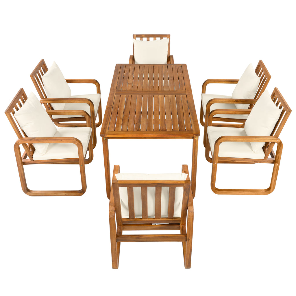 7 Pieces Patio Dining Set