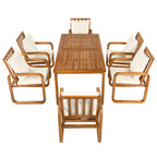 7 Pieces Patio Dining Set